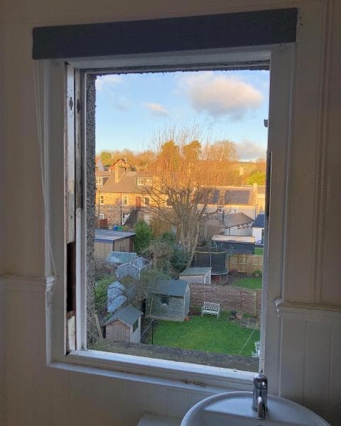 Aberdour Fife Sash Window Installation 2 – Edinburgh Windows and Doors