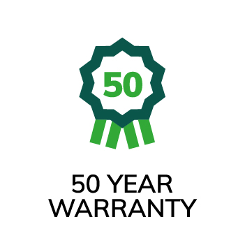 50 Year Warranty